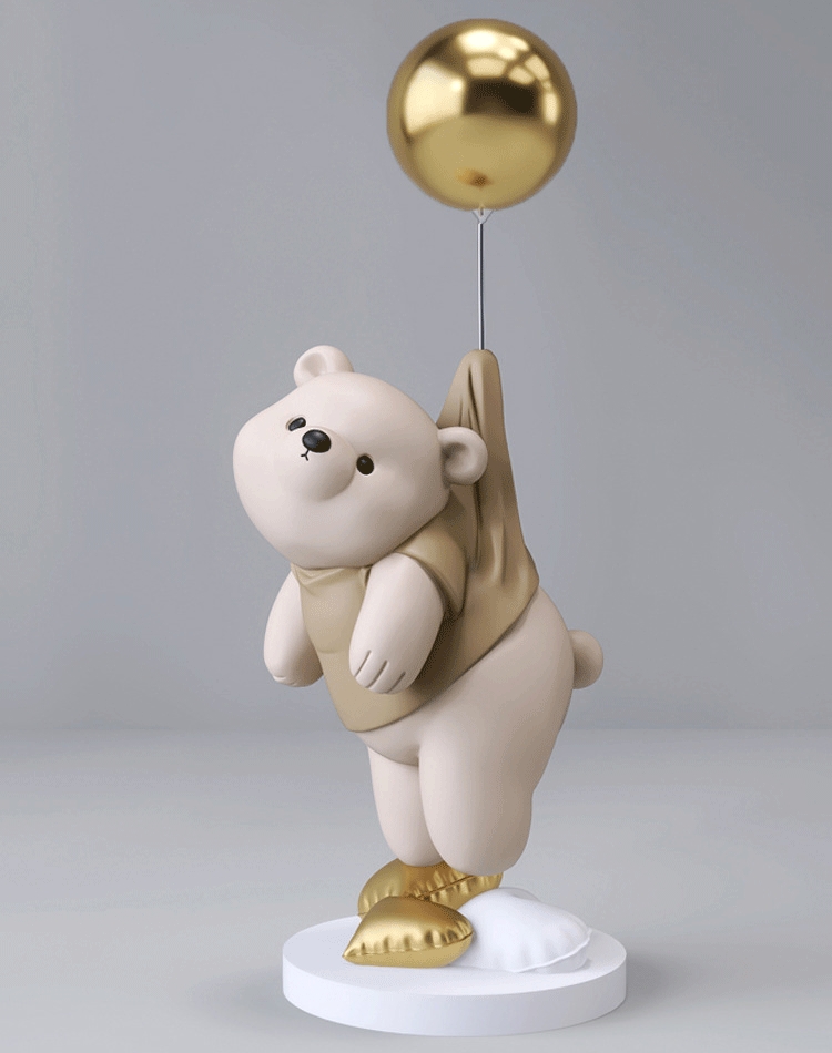 Balloon Flying Bear