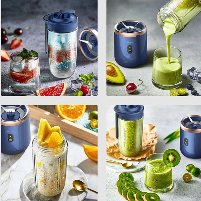 Portable Mini Blender for Smoothies & Juices – Lightweight and USB Rechargeable