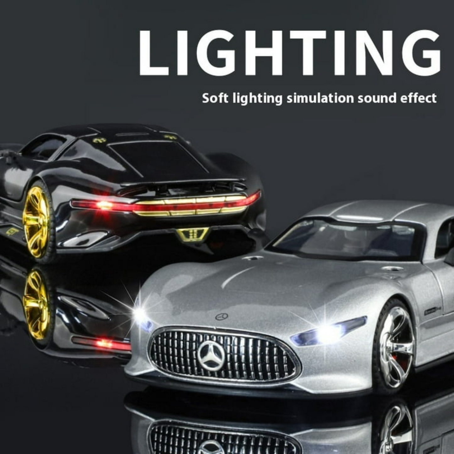 NestyFox CHE ZHI Mercedes AMG Die-Cast Model Car – Alloy Body, Sound & Light Effects