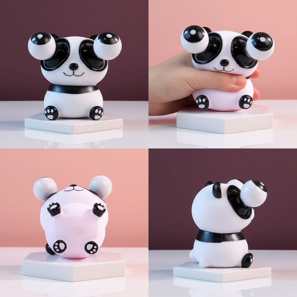4 Angles Composite - Panda Squeeze Toy