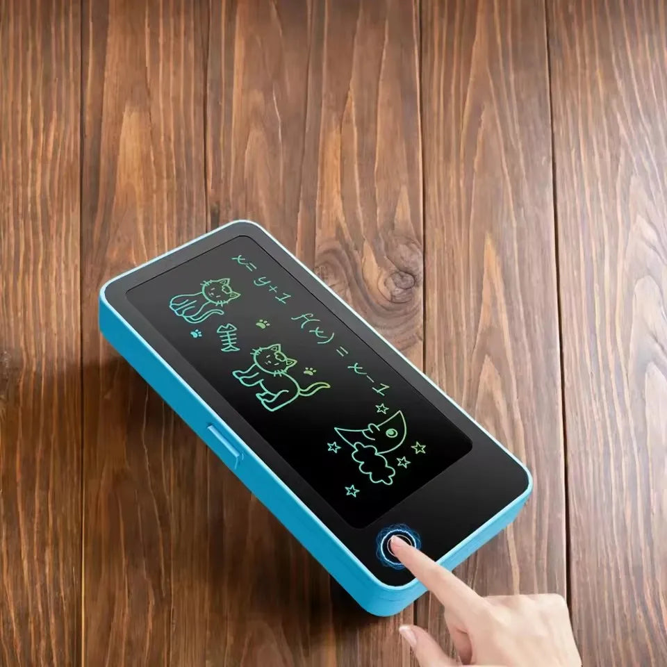 LCD Writing Board Pencil Case for Kids