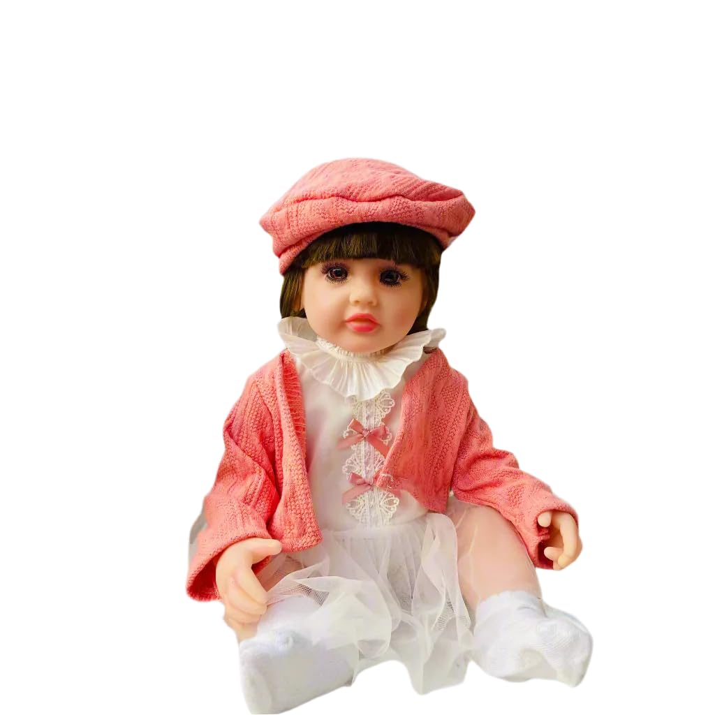 Silicone Baby Doll 55cm – Assorted Dress (No Music)