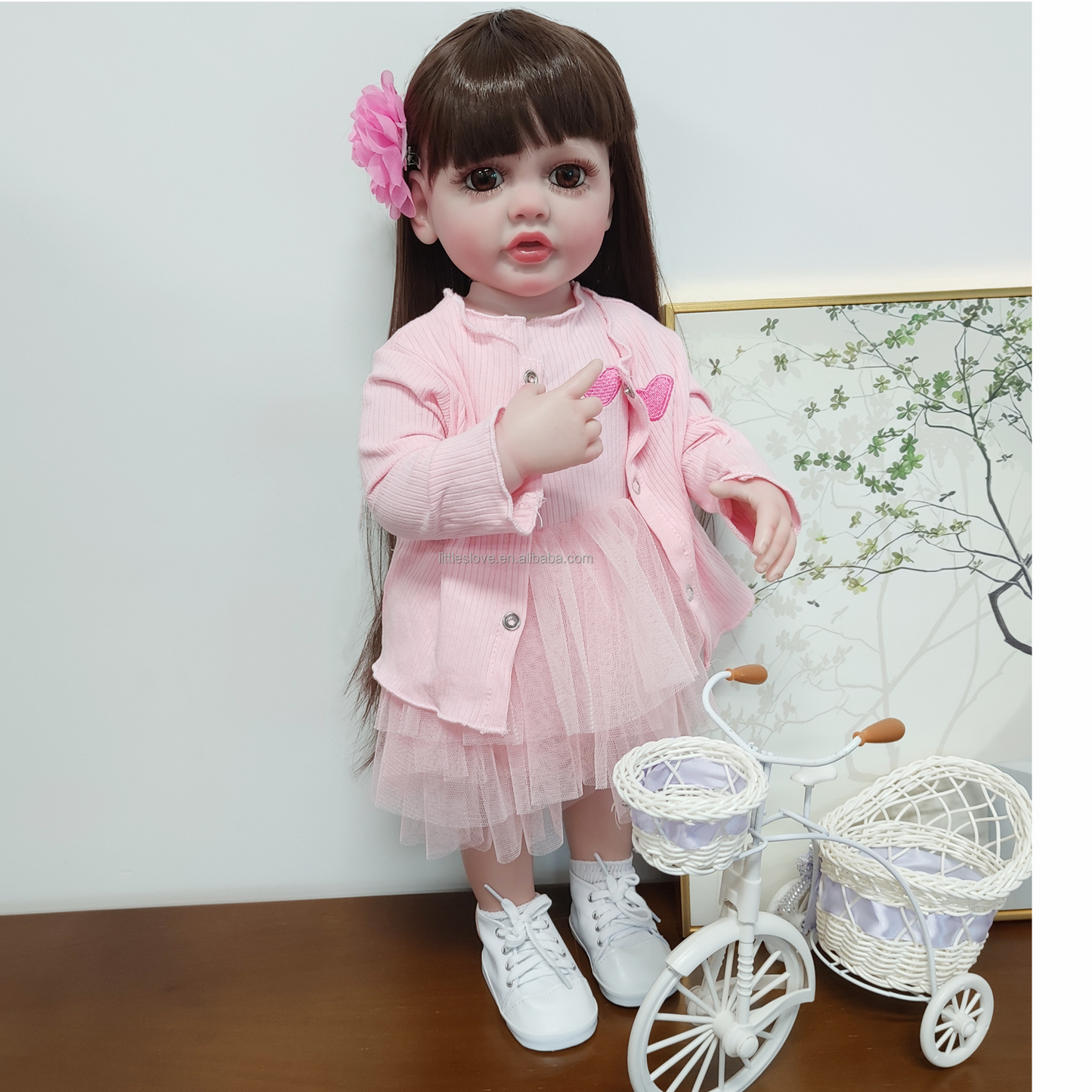 NestyFox- Lifelike Silicone Doll – The Perfect Companion for Kids & Collectors