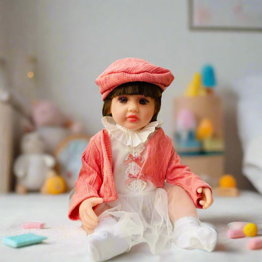 Silicone Baby Doll 55cm – Assorted Dress (No Music)