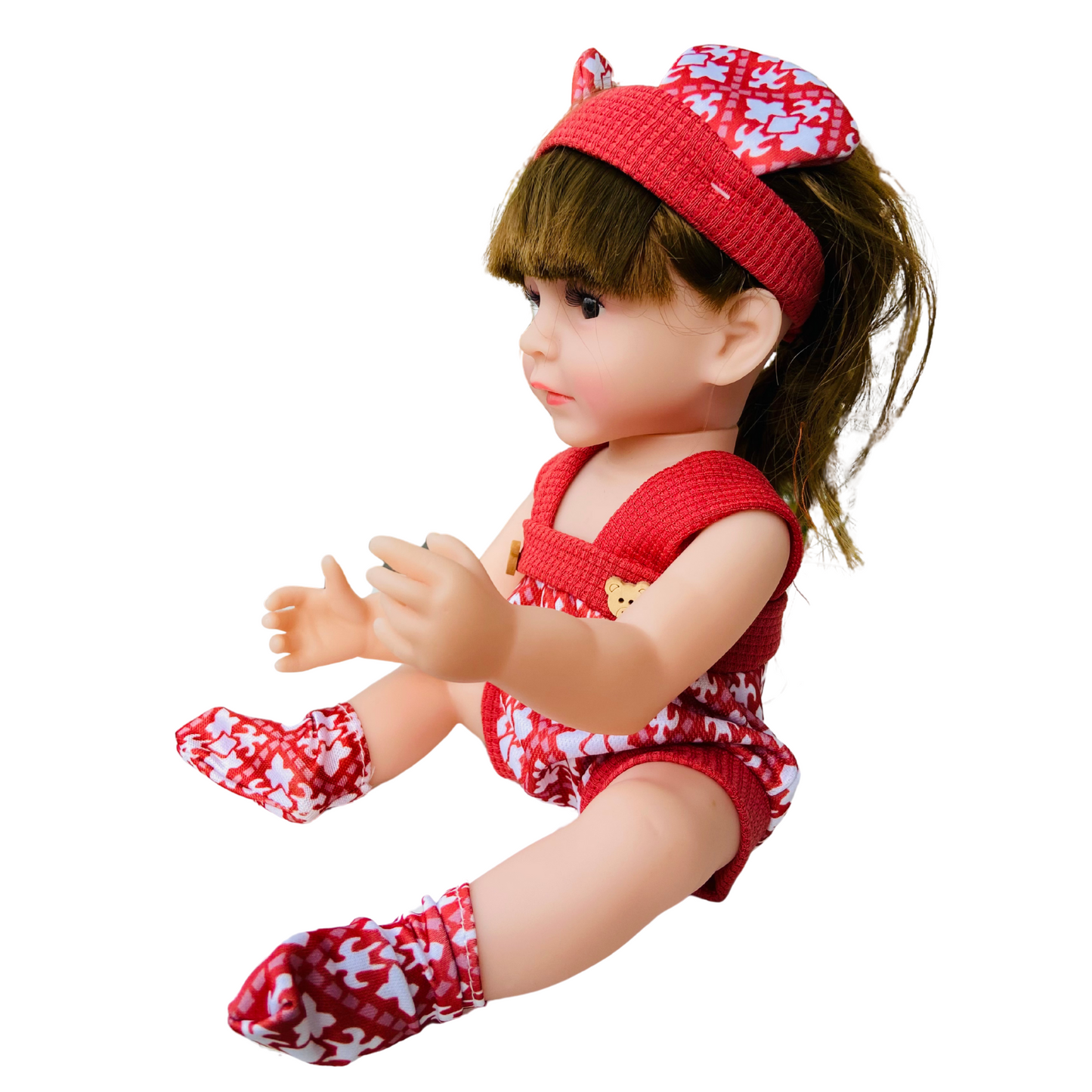 NestyFox 33 cm Realistic Silicone Baby Doll