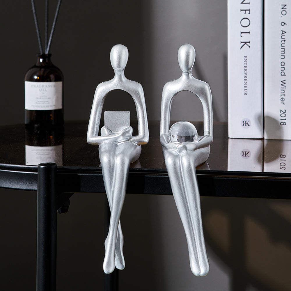 Abstract Bookshelf Decor Figurines