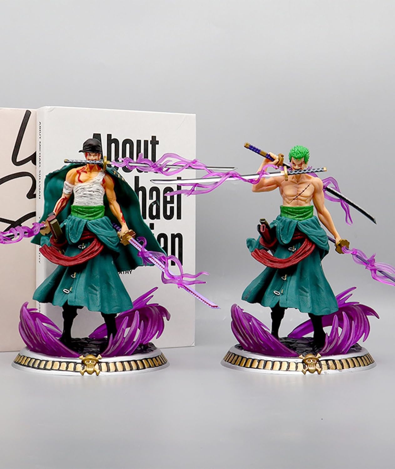 One Piece Roronoa Zoro Action Figure - Three Sword Style Battle Statue