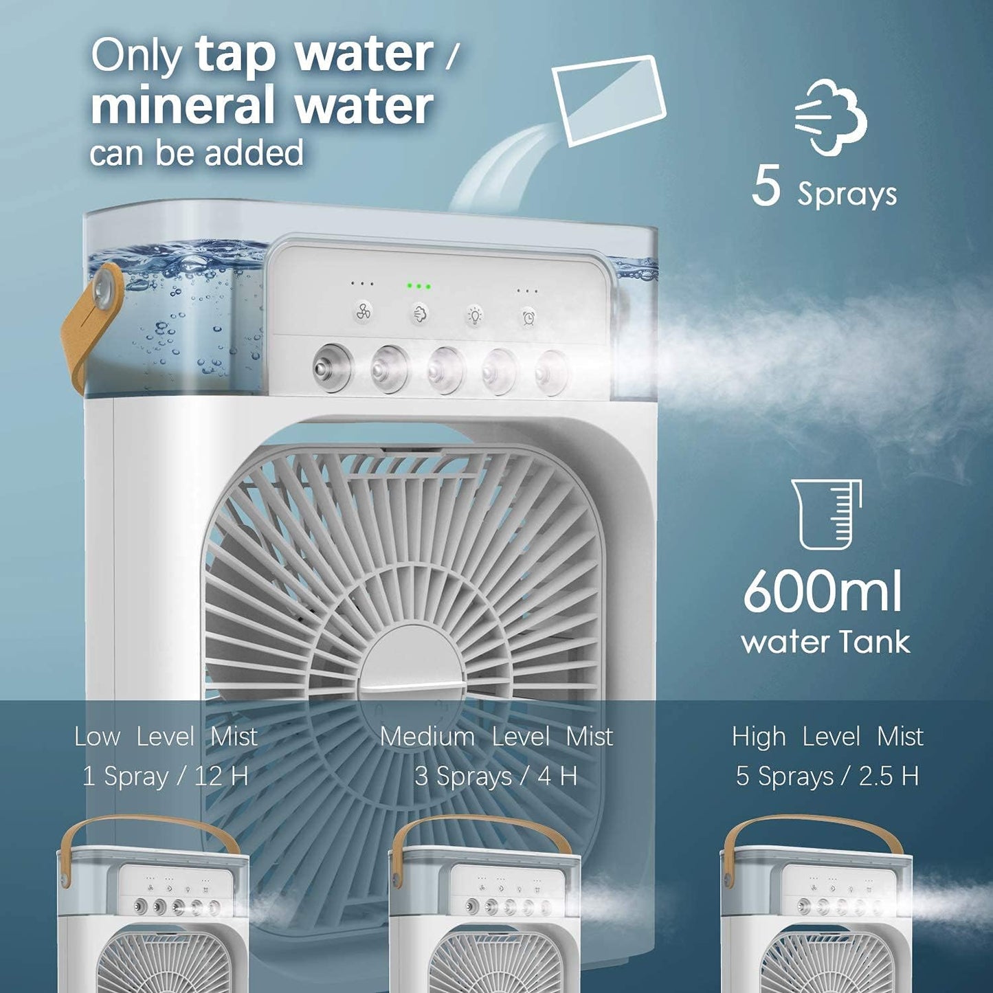 Portable Chill Breeze Mini Air Cooler Fan