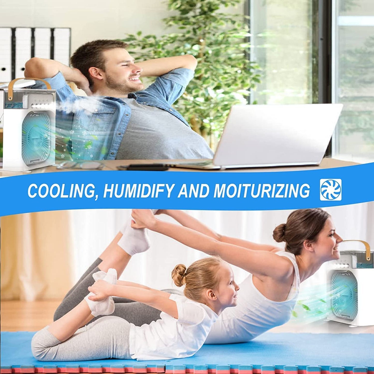 Portable Chill Breeze Mini Air Cooler Fan