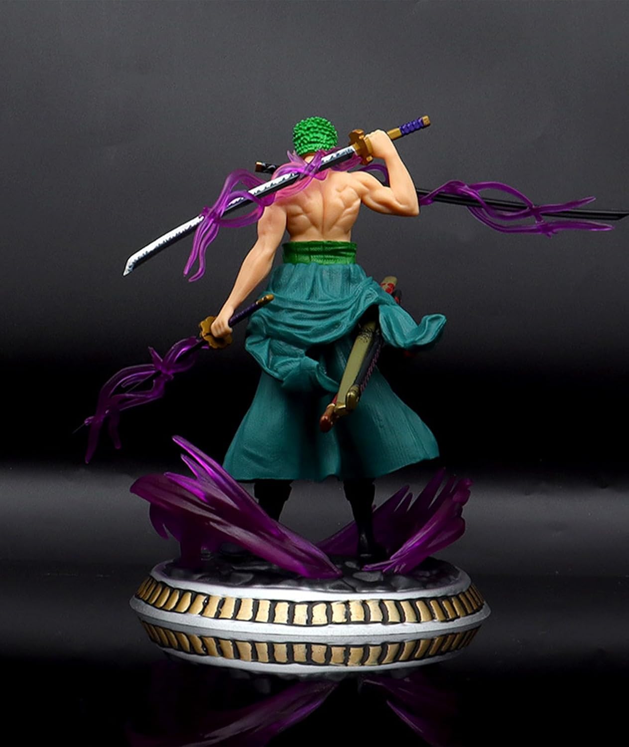 One Piece Roronoa Zoro Action Figure - Three Sword Style Battle Statue
