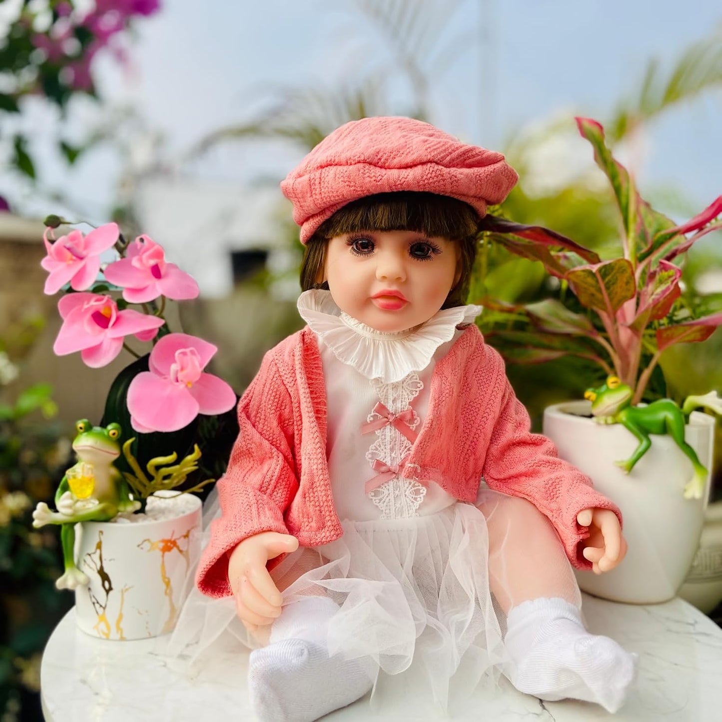Silicone Baby Doll 55cm – Assorted Dress (No Music)
