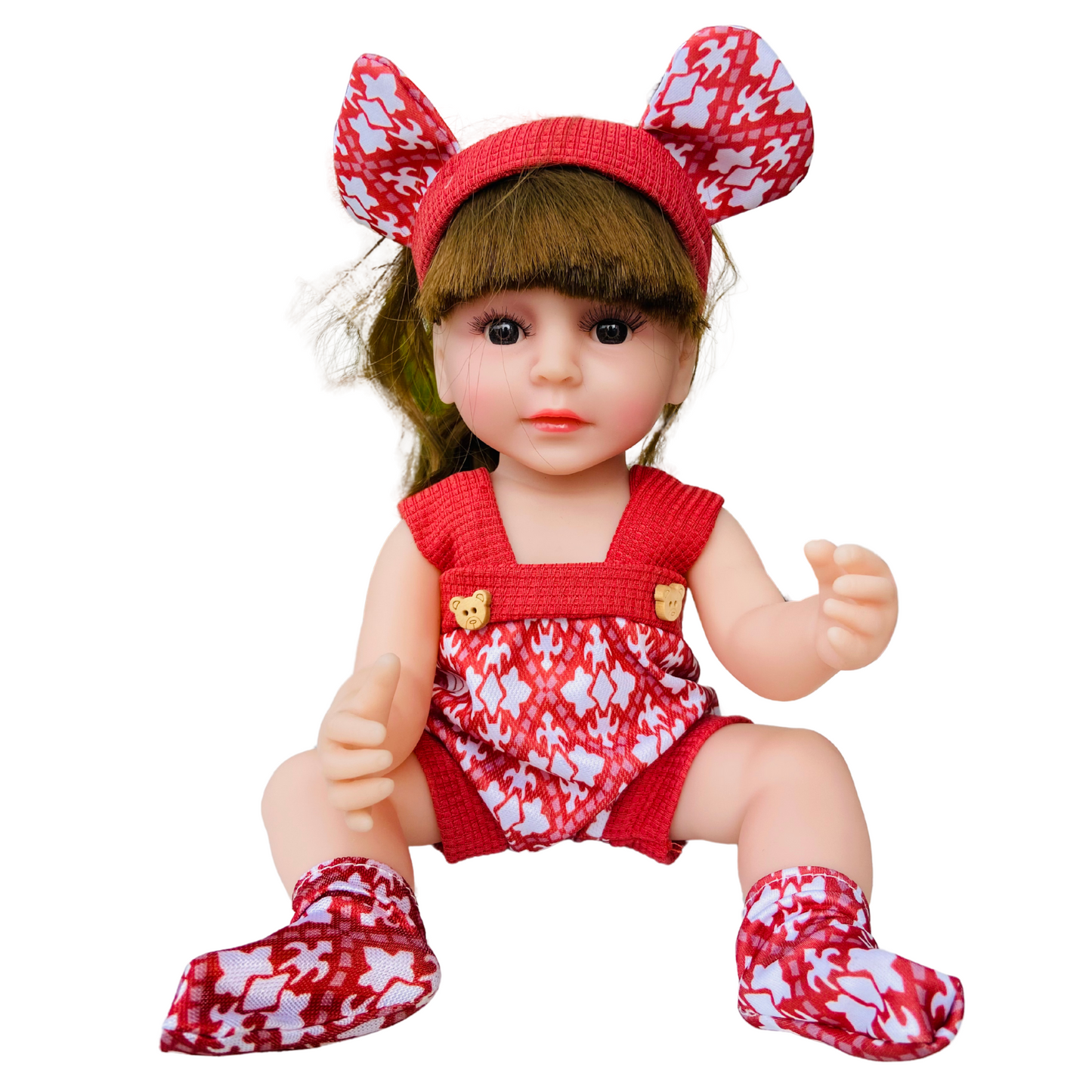 NestyFox 33 cm Realistic Silicone Baby Doll