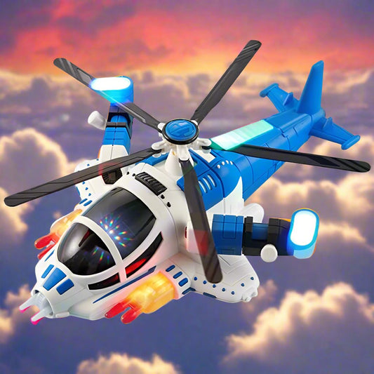 Army Aircraft Helicopter Toywith Lights_RealisticSound