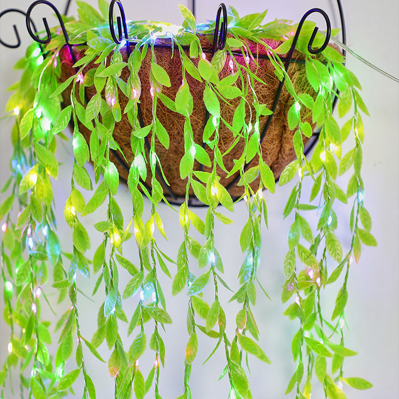 Vine Leaf LED Lights - 200 LEDs, 8 Modes, 1 m, Multi-Color