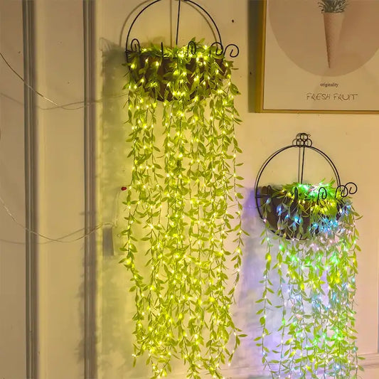 Vine Leaf LED Lights - 200 LEDs, 8 Modes, 1 m, Multi-Color