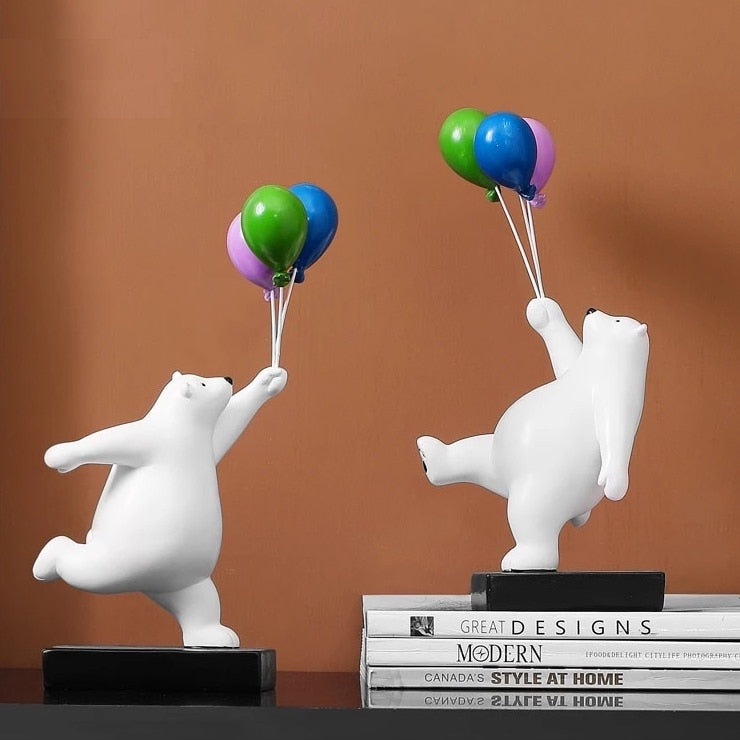 Flying Balloon Polar Bear