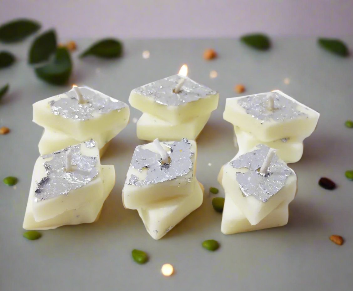 Barfi Candle - Decorative Flameless LED Candle for Home Décor