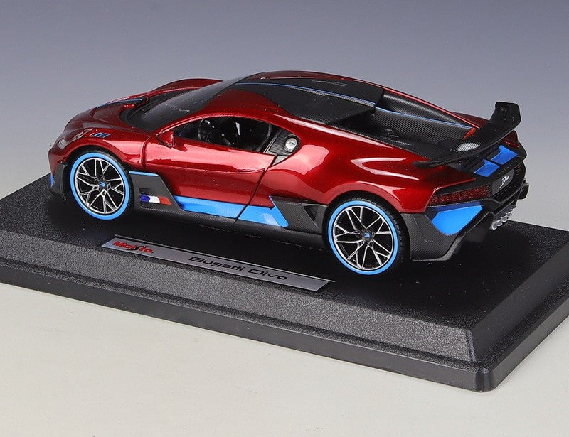 NestyFox 1:32 Bugatti Divo Alloy Car Model – Sound, Lights & Pull-Back Action