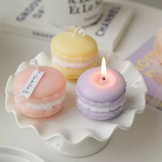 Macaron Candle (Pack Of 6)