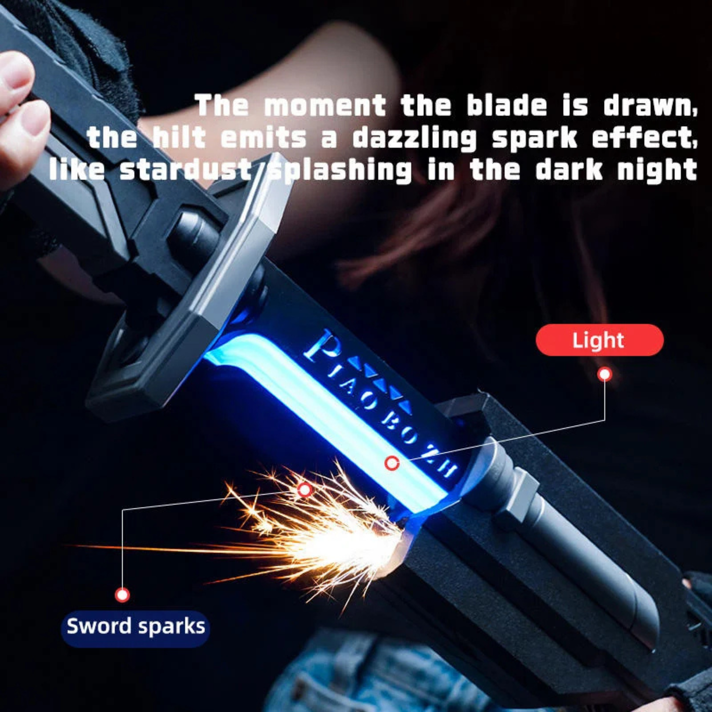 Smoke Sword – Children's Spark Sword Toy | Multi-Mode Luminous Flash Sword with Sound