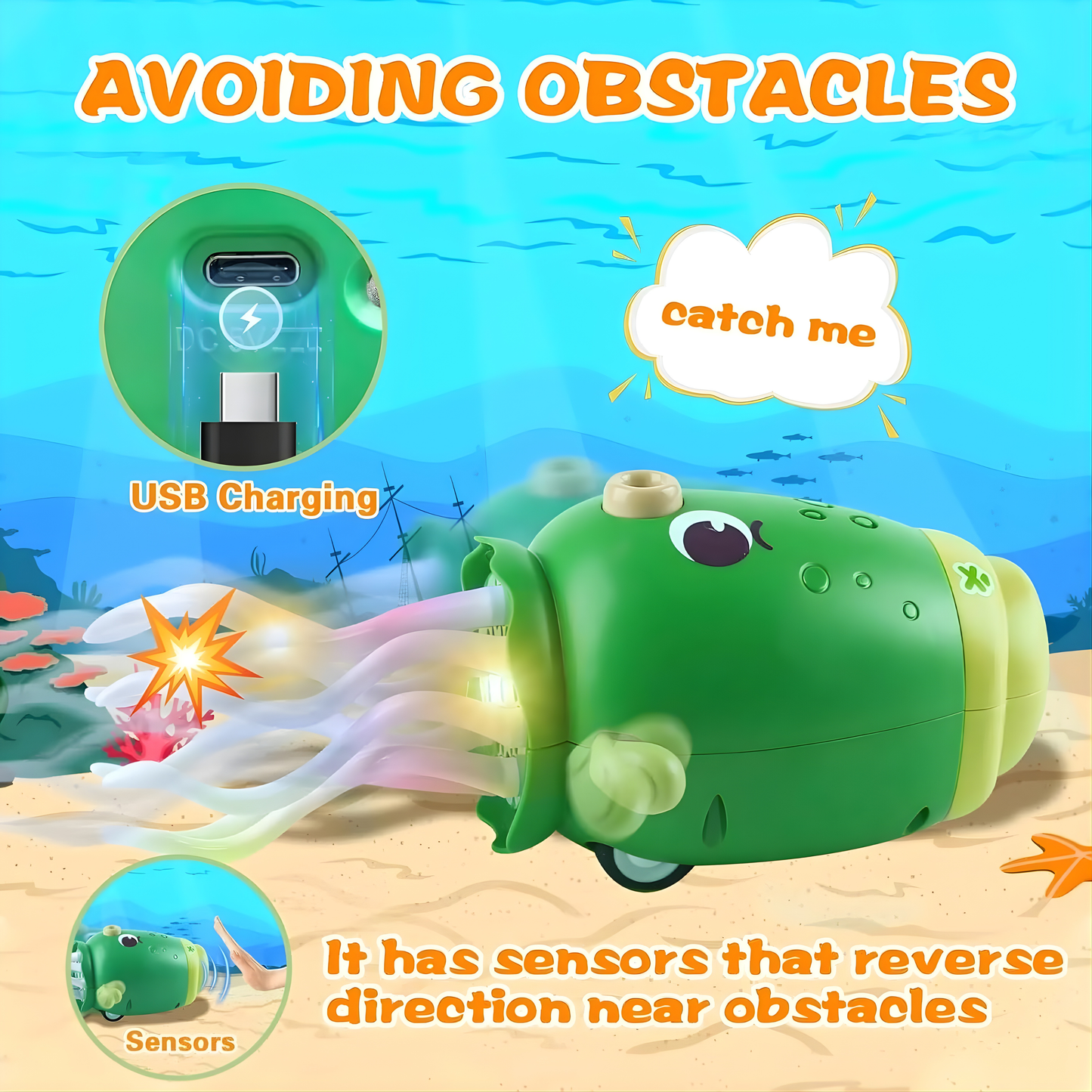 Electric Dancing Jellyfish Octopus Toy – Light & Music For Kids