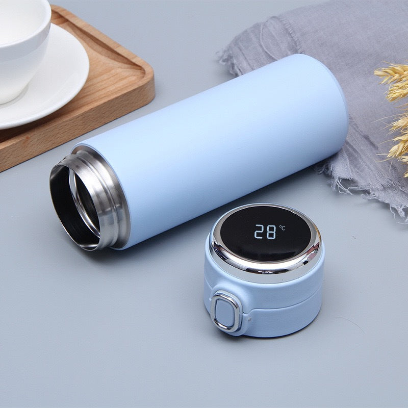 LED Display Vacuum Insulated Water Bottle - 420ml, SUS304 Stainless Steel