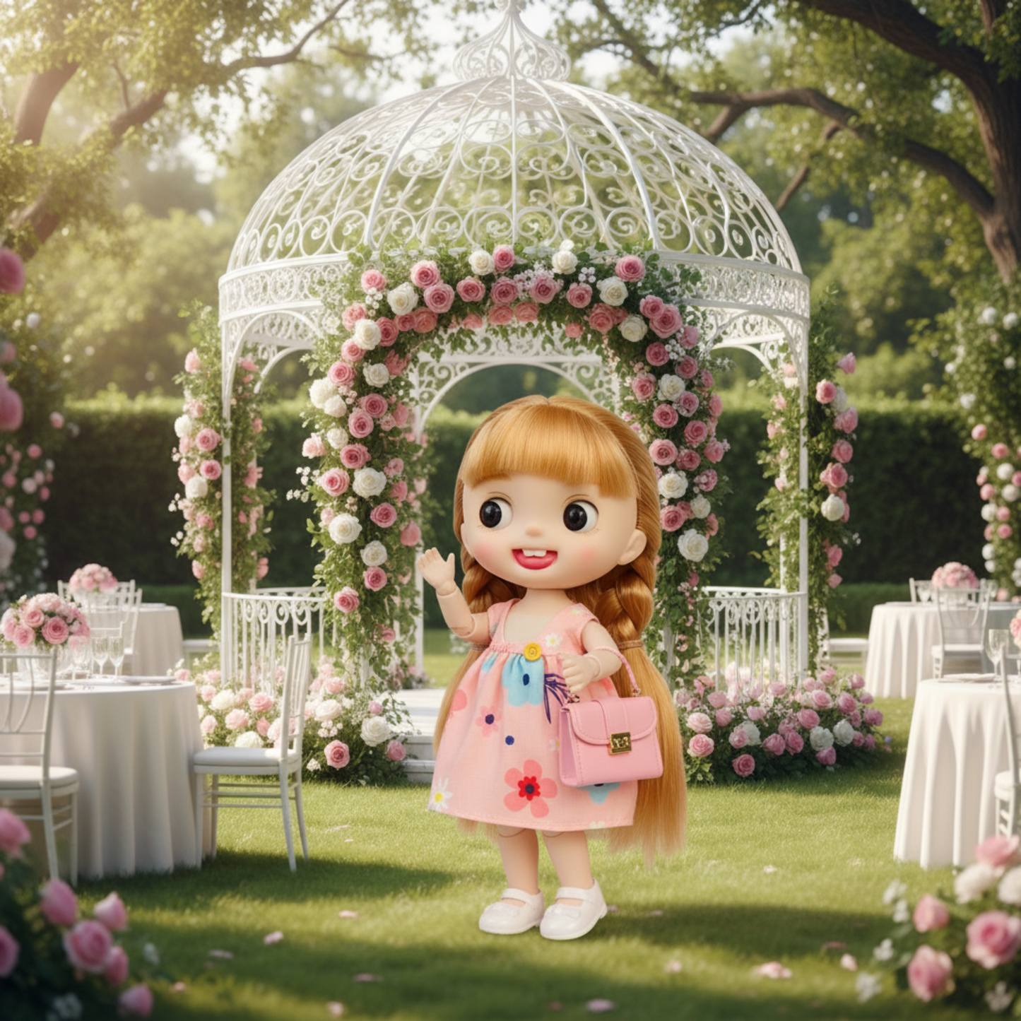 NestyFox CoCo Dolls Pack of 3 – 15 Movable Joints Fashion Dolls for Kids