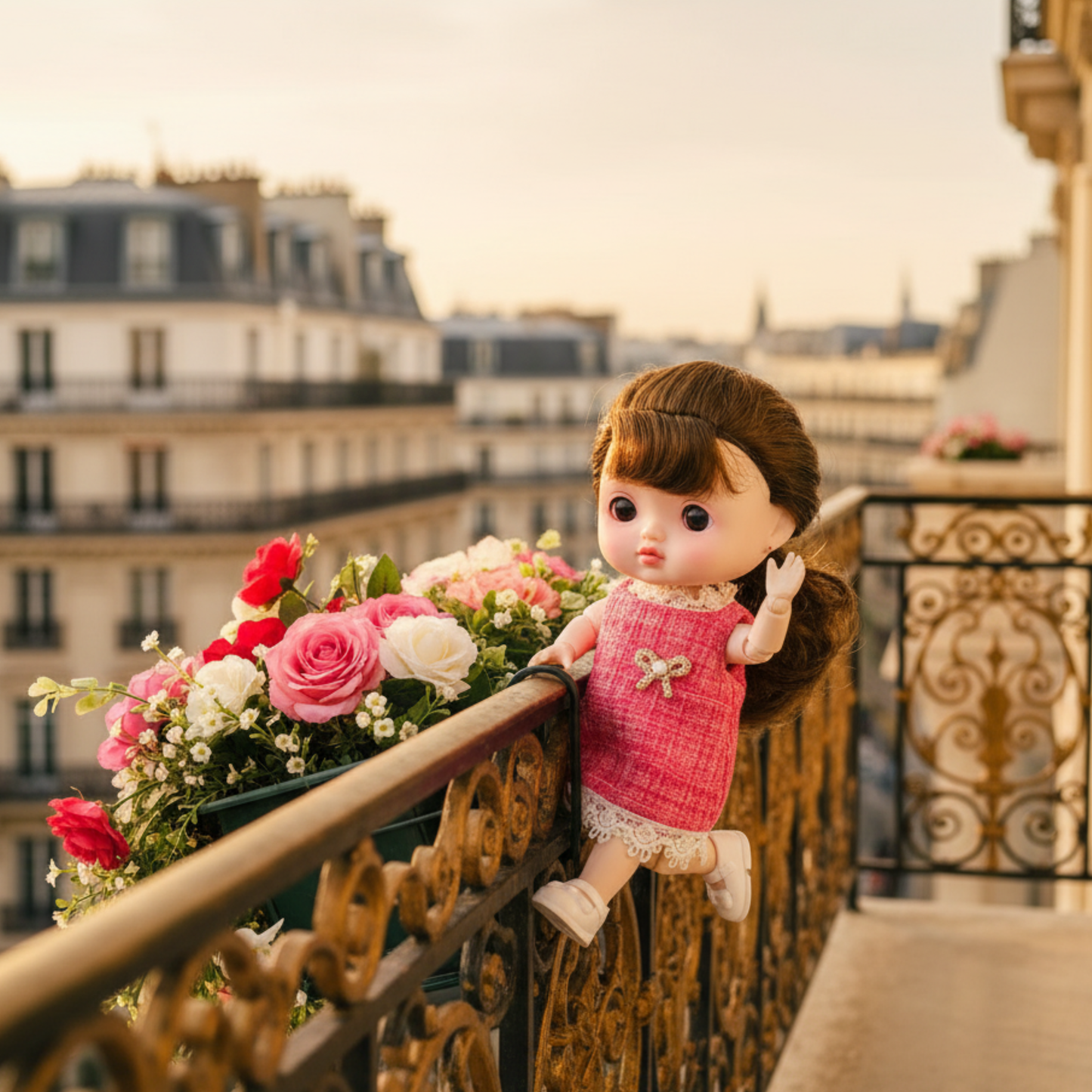 NestyFox CoCo Dolls Pack of 3 – 15 Movable Joints Fashion Dolls for Kids