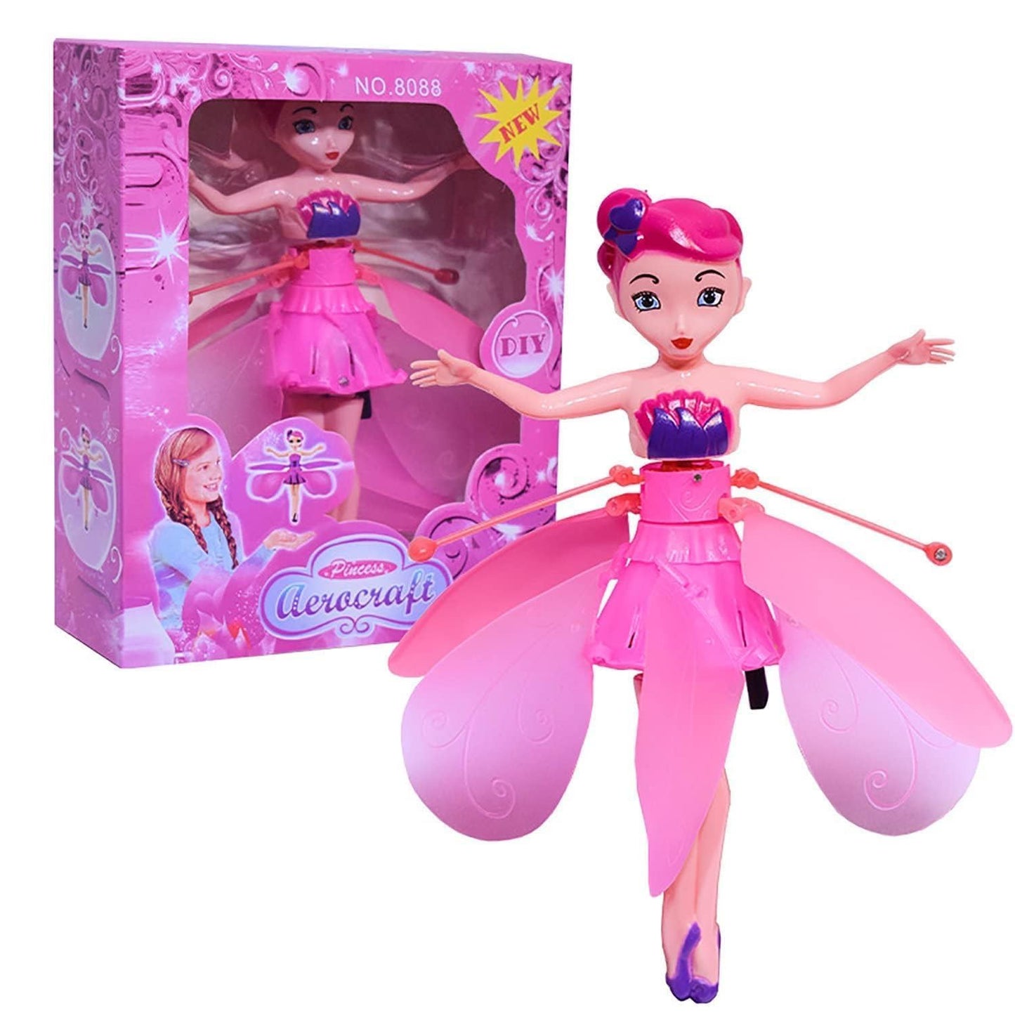 Flying Fairy Doll With Hand Sensor Control