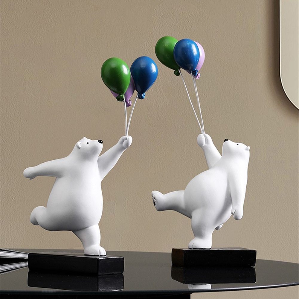 Flying Balloon Polar Bear