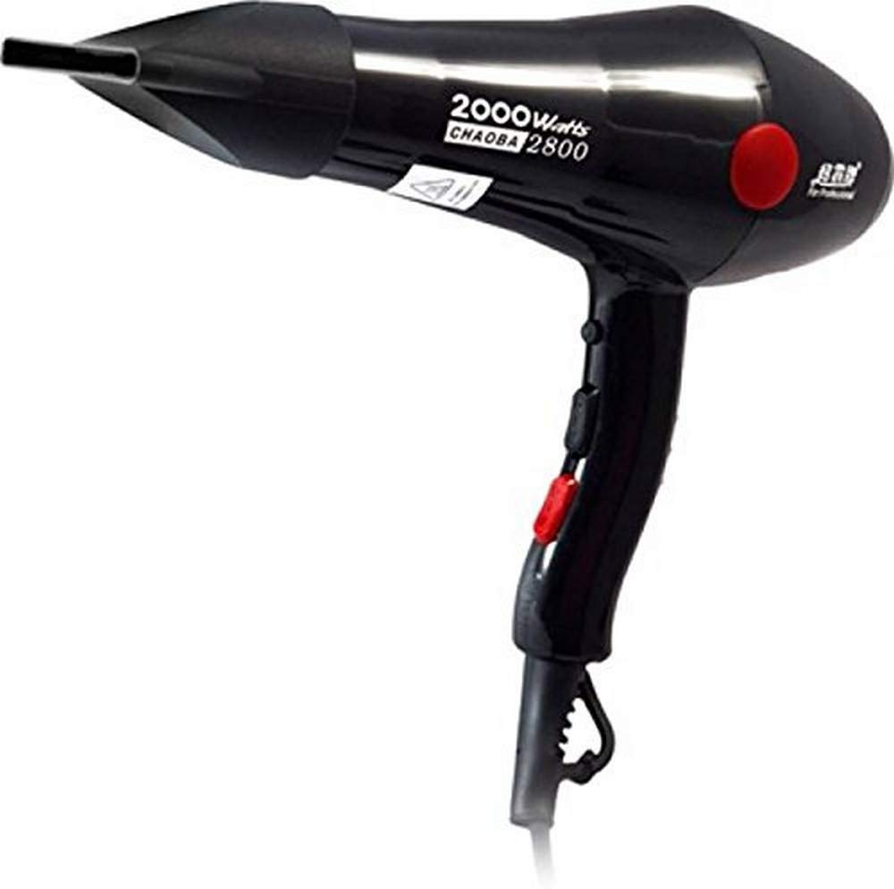 CHAOBA 2000 Watts Professional Hair Dryer (Black)