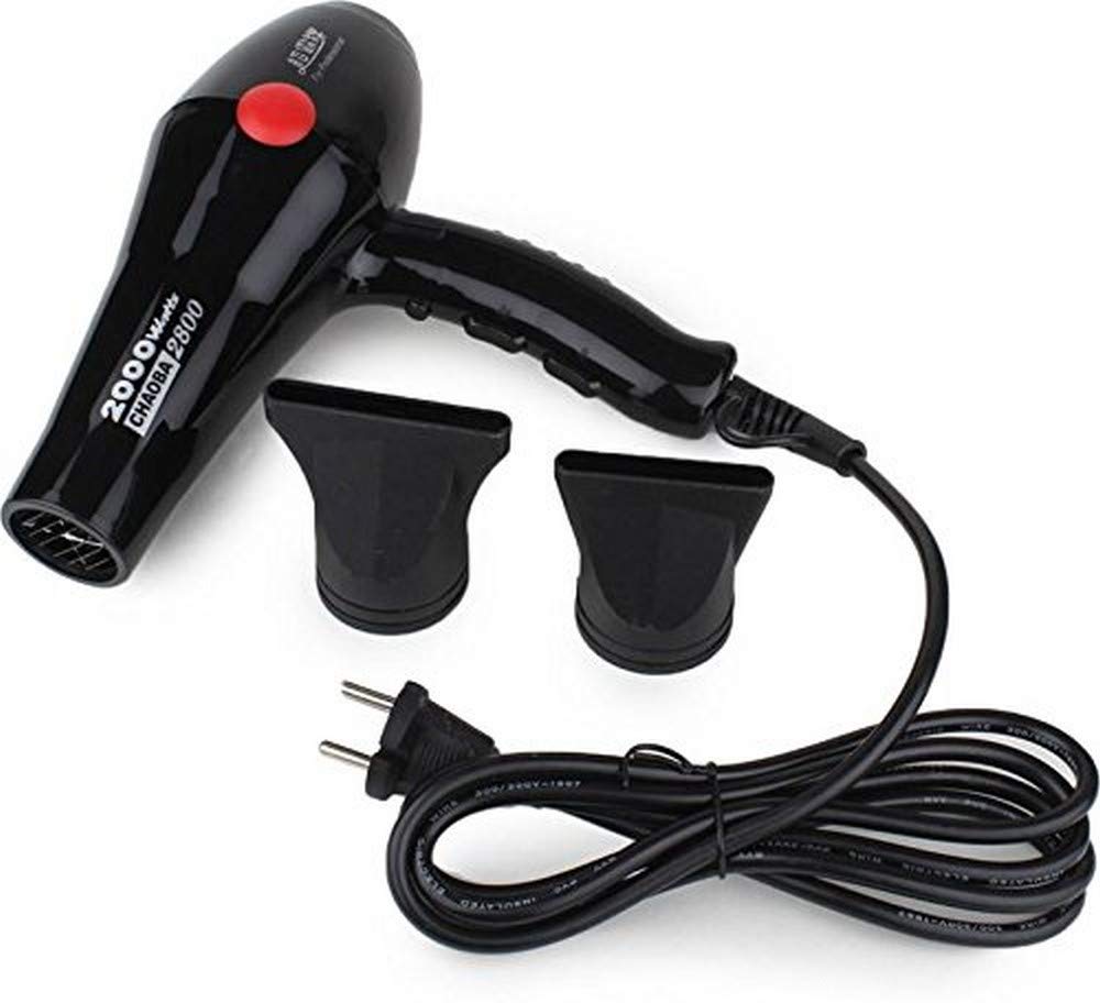 CHAOBA 2000 Watts Professional Hair Dryer (Black)