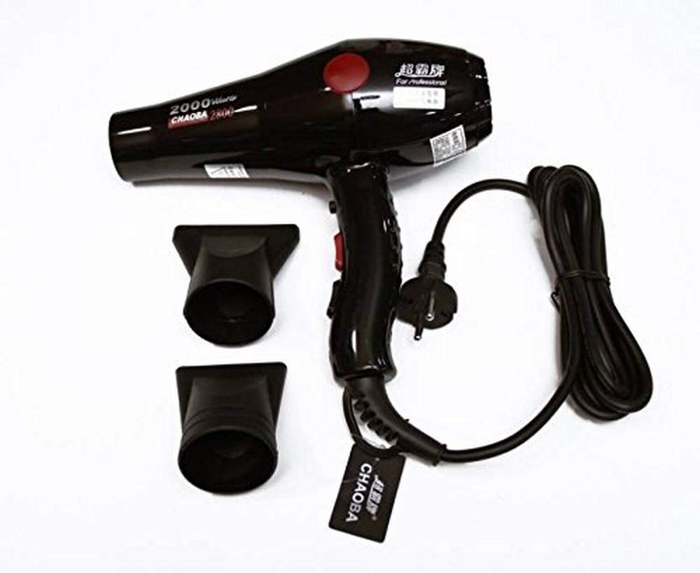 CHAOBA 2000 Watts Professional Hair Dryer (Black)