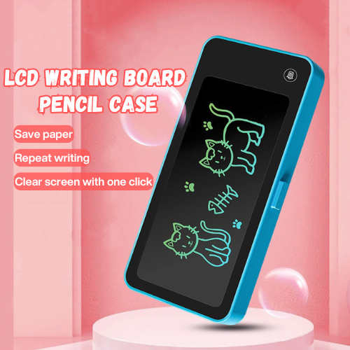 LCD Writing Board Pencil Case for Kids