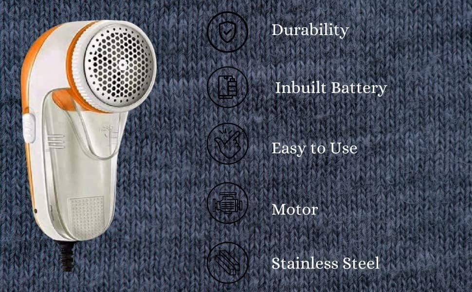 NOVA Lint Remover | Electric Lint Shaver for Clothes | Perfect for Woolens, Sweaters, and More