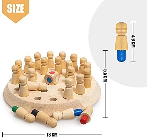 Wooden Memory Match Stick Chess Game –  Toy for Kids |