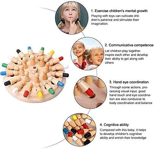 Wooden Memory Match Stick Chess Game –  Toy for Kids |