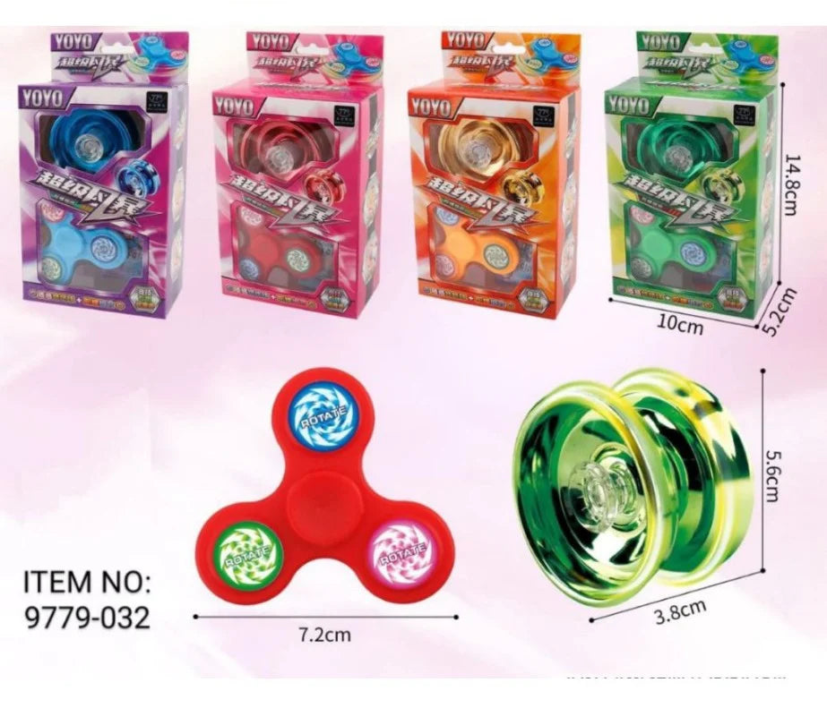 Metal Fusion Spinning Top & Yo-Yo for Kids