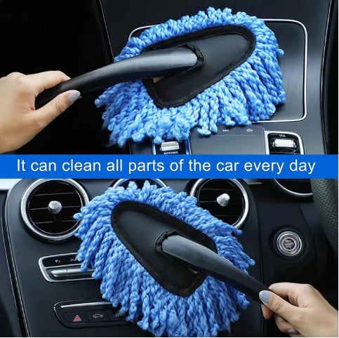 Mini Microfiber Car Cleaning Duster Brush - Soft Dash Duster for Car, Home, Kitchen, and other Cleaning