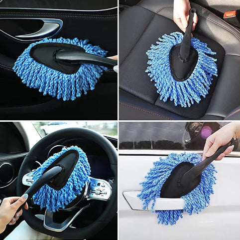 Mini Microfiber Car Cleaning Duster Brush - Soft Dash Duster for Car, Home, Kitchen, and other Cleaning