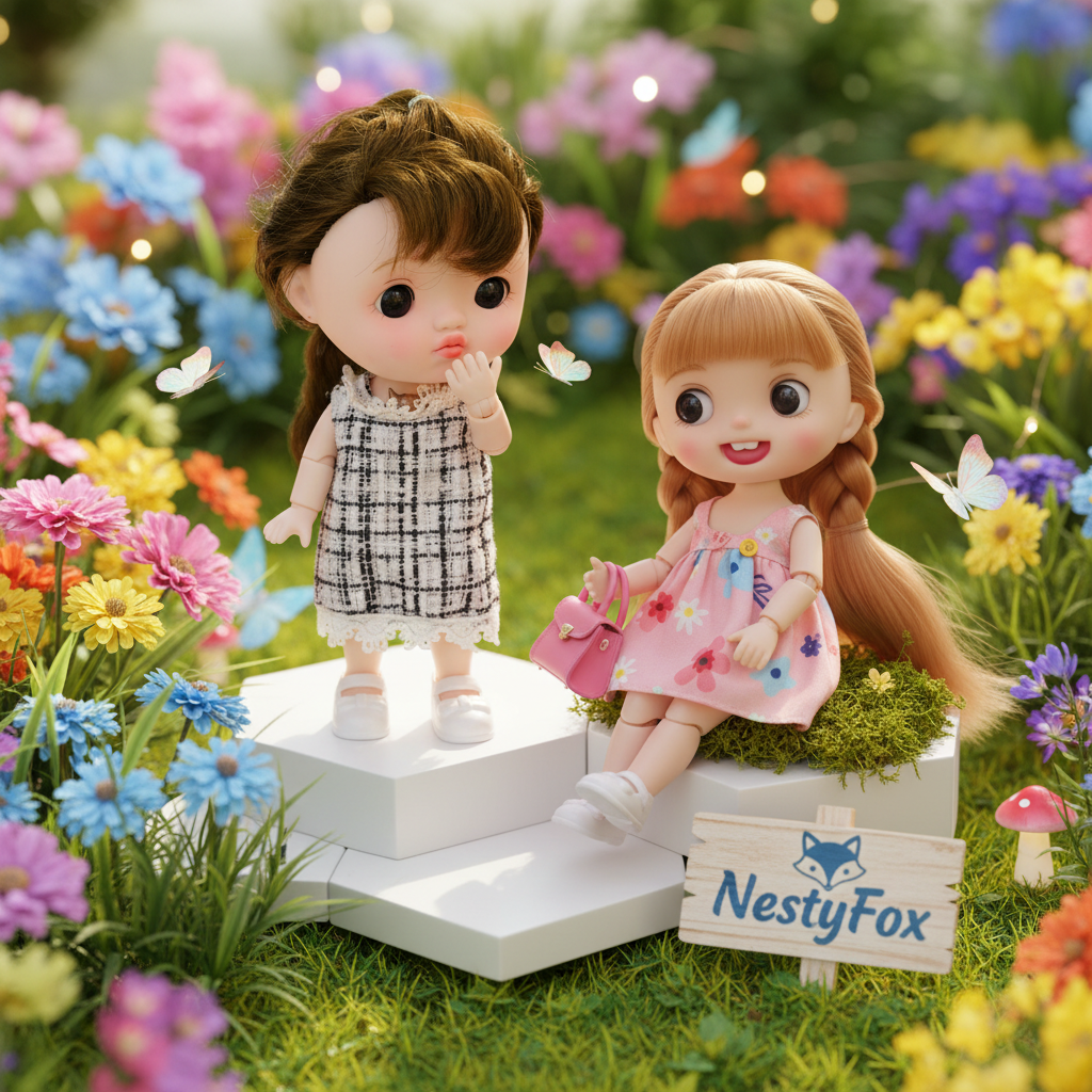 Premium Mini Doll - 22cm Collectible Toy for Kids Ages 3+