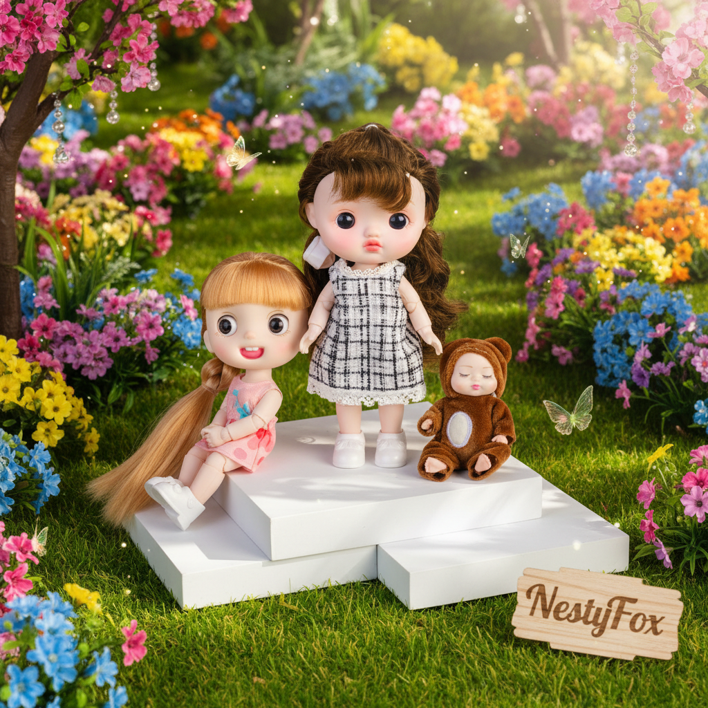 Premium Mini Doll - 22cm Collectible Toy for Kids Ages 3+