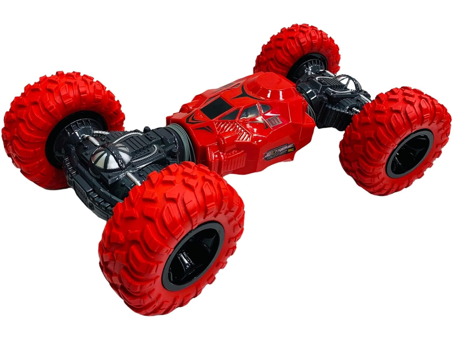 Moka 4WD RC Stunt Car | Double-Sided 360° Rotating Off-Road Toy (Red)