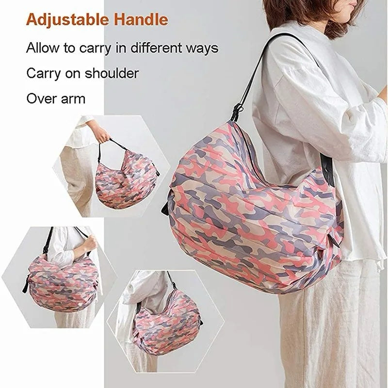 Multi-Purpose Tote Pouch Washable Shoulder Travel Shopper Bag