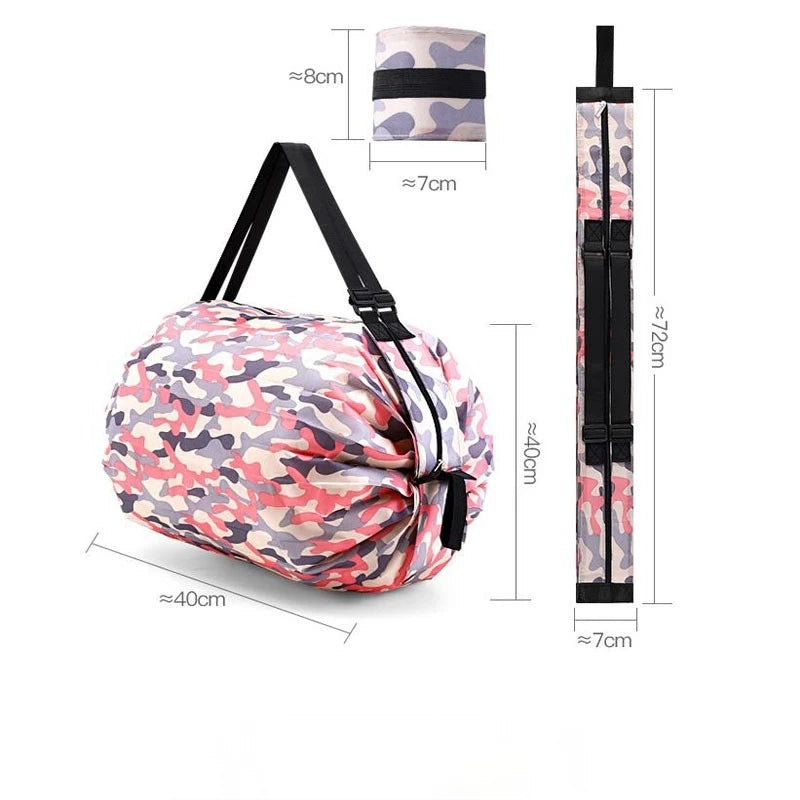 Multi-Purpose Tote Pouch Washable Shoulder Travel Shopper Bag