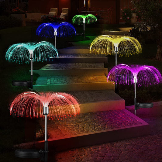 Jellyfish Solar Garden Lights