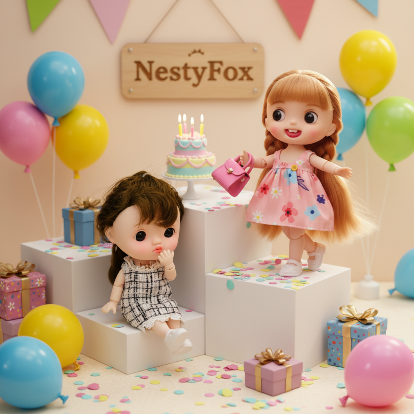 Premium Mini Doll - 22cm Collectible Toy for Kids Ages 3+