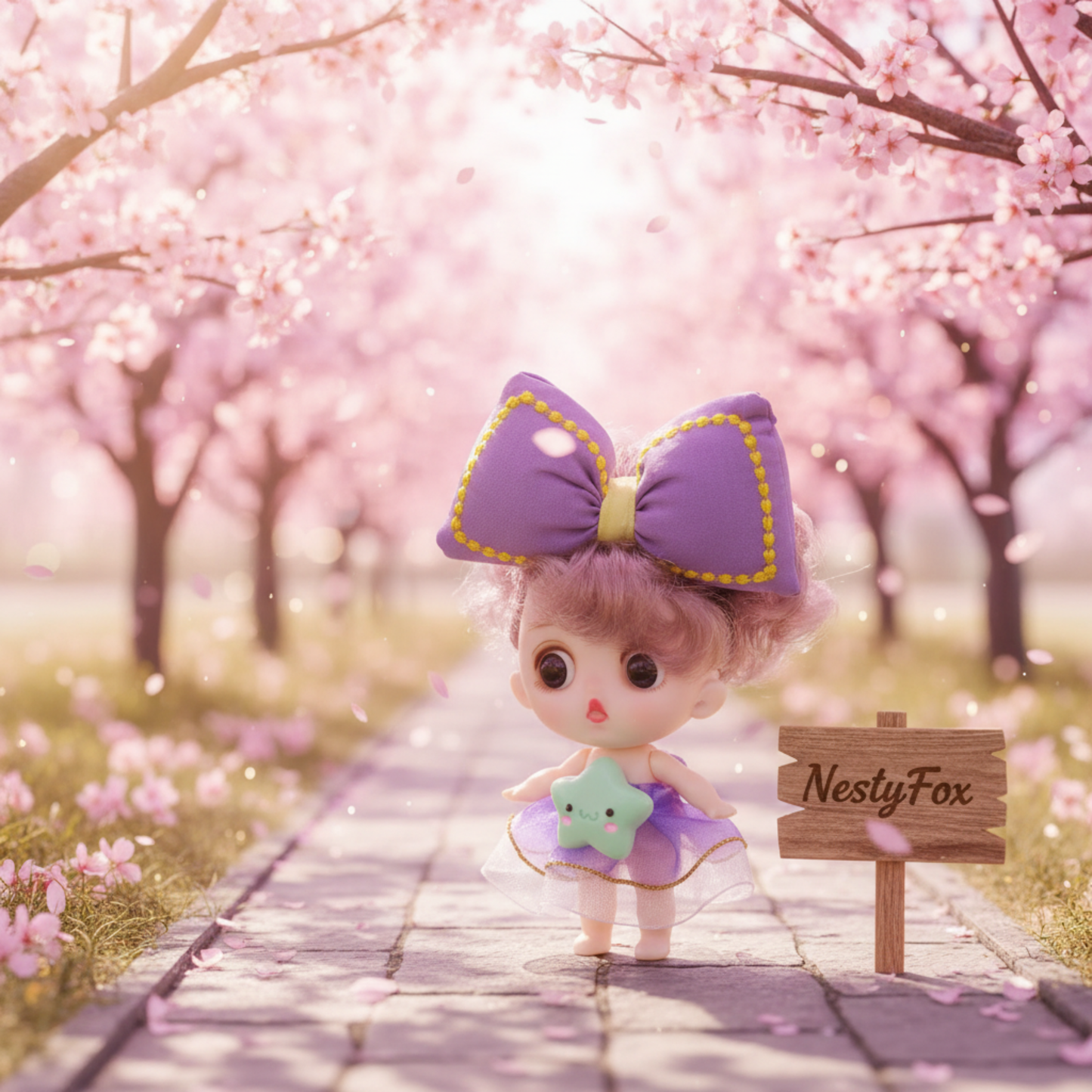 CoCo & CoCo Mini – Big Eye Doll Gift Set | NestyFox | Music, Light & 17 Joints