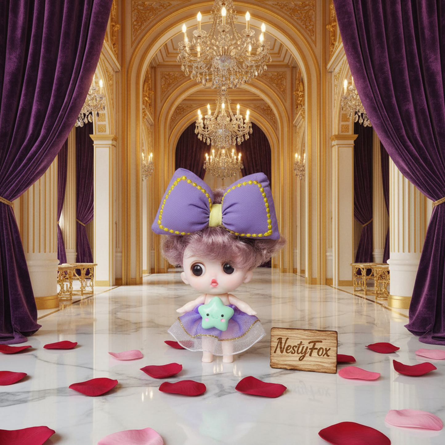 CoCo & CoCo Mini – Big Eye Doll Gift Set | NestyFox | Music, Light & 17 Joints