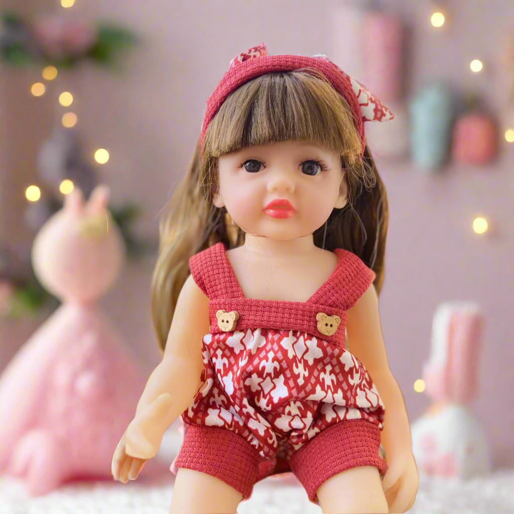 NestyFox 33 cm Realistic Silicone Baby Doll